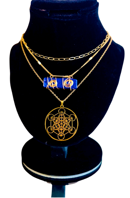 'Hope' Ancient Divine Council Lupis Lazuli Necklace